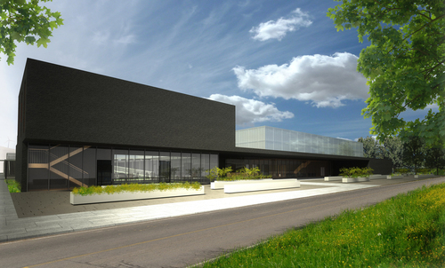 Facciata esterno palestra